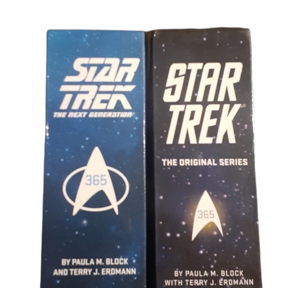 Star Trek 365 Hardcover by Terry J. Erdmann Paula M. Block Set Of 2 BooksStar - Picture 3 of 3